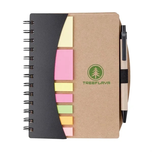 Broome Junior Notebook with Pen, Flags & Sticky Notes - Broome Junior Notebook with Pen, Flags & Sticky Notes - Image 1 of 4
