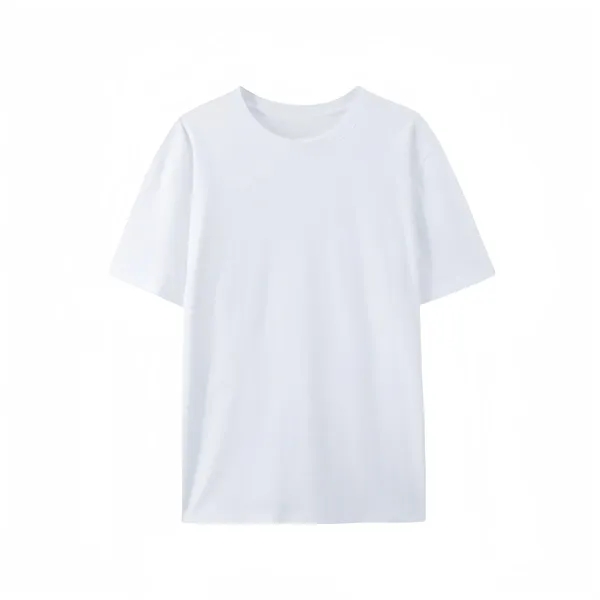 Cotton Round Neck T-shirt - Cotton Round Neck T-shirt - Image 0 of 7