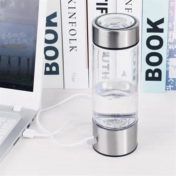 USB Rechargeable Ionized Hydrogen Water Bottle - USB Rechargeable Ionized Hydrogen Water Bottle - Image 3 of 12