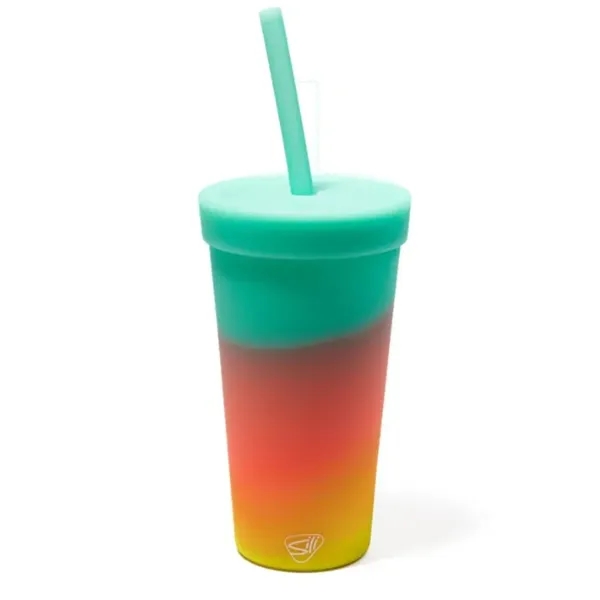 Silipint Silicone Straw Tumbler 22oz - Silipint Silicone Straw Tumbler 22oz - Image 3 of 6