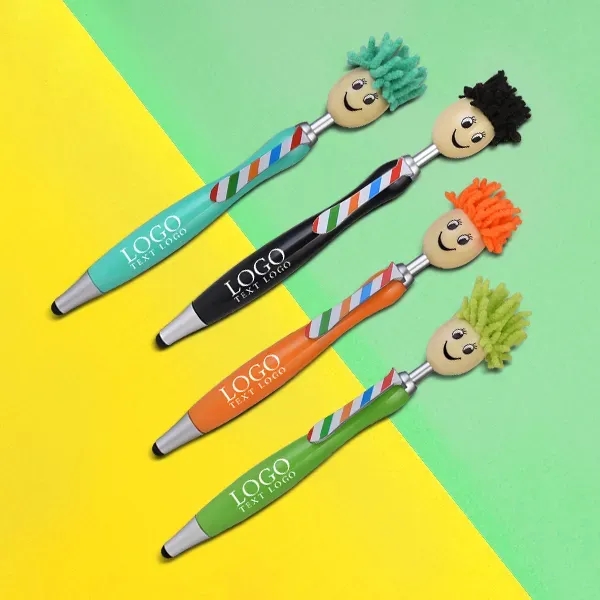 Custom Cartoon Hair Head Pen - Custom Cartoon Hair Head Pen - Image 0 of 7