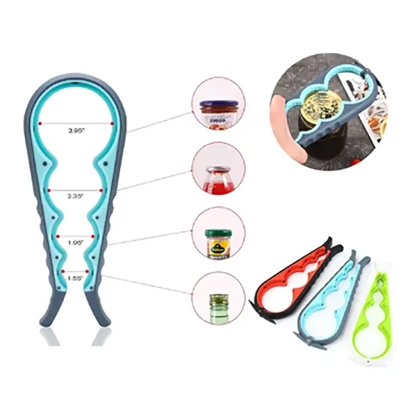 4 in 1 Multi Function Jar Opener - 4 in 1 Multi Function Jar Opener - Image 0 of 5