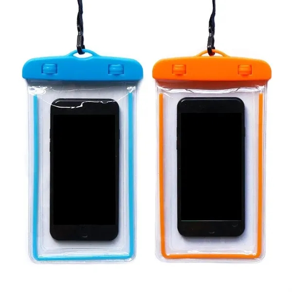 Swimming Waterproof Phone Pouch With Lanyard - Swimming Waterproof Phone Pouch With Lanyard - Image 1 of 5