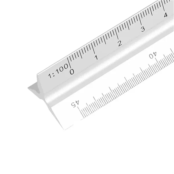 Aluminum Architectural Scale Triangle Drafting Ruler - Aluminum Architectural Scale Triangle Drafting Ruler - Image 3 of 5