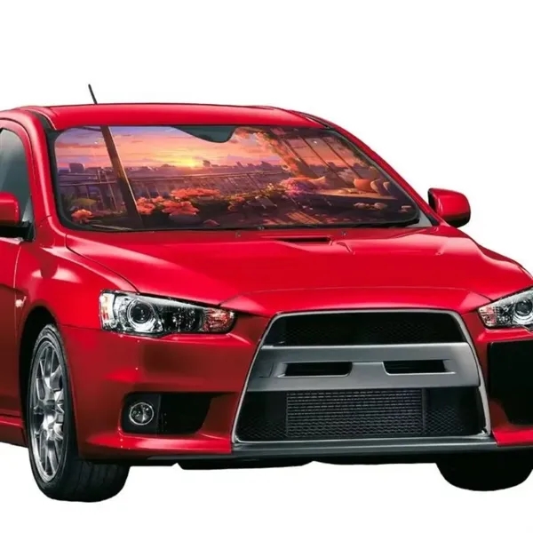 Custom Full Printing Car Windshield Sun Shade - Custom Full Printing Car Windshield Sun Shade - Image 3 of 5