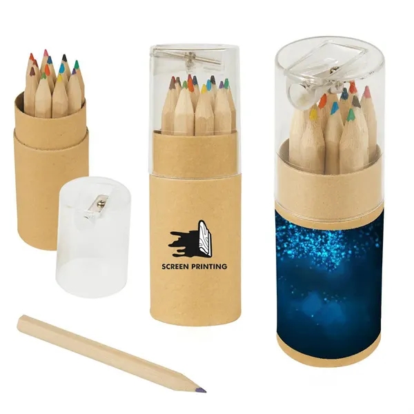 12 Pack Colored Pencils with Sharpener - 12 Pack Colored Pencils with Sharpener - Image 0 of 0