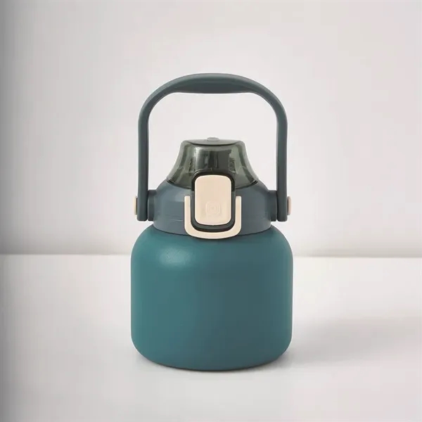 Stainless Steel Sports 27 oz Insulated Water Bottle Jug - Stainless Steel Sports 27 oz Insulated Water Bottle Jug - Image 2 of 6