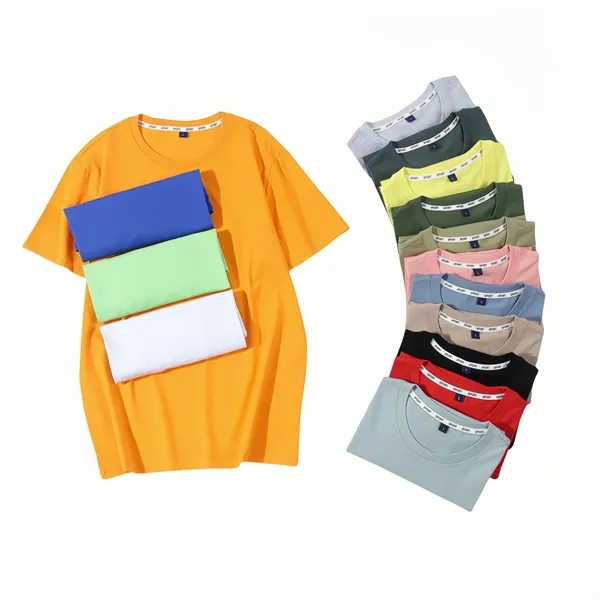 Summer Round Neck Bottom Shirt T-shirt - Summer Round Neck Bottom Shirt T-shirt - Image 0 of 7