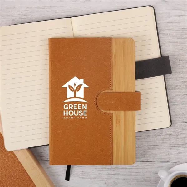 Bamboo Journal W/ Magnetic Closure & FSC Paper