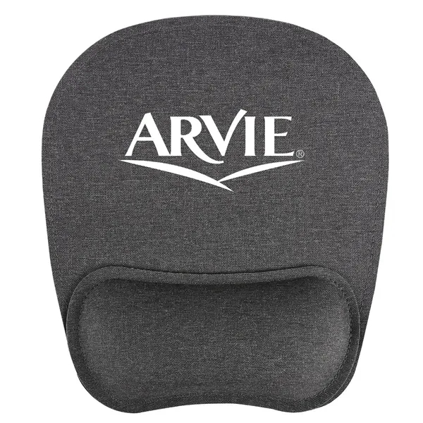 RPET Ergonomic Mouse Pad - RPET Ergonomic Mouse Pad - Image 2 of 3