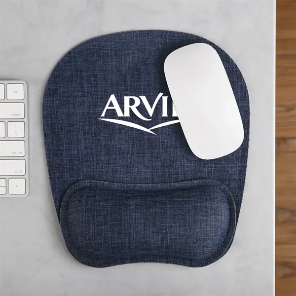 RPET Ergonomic Mouse Pad - RPET Ergonomic Mouse Pad - Image 0 of 3