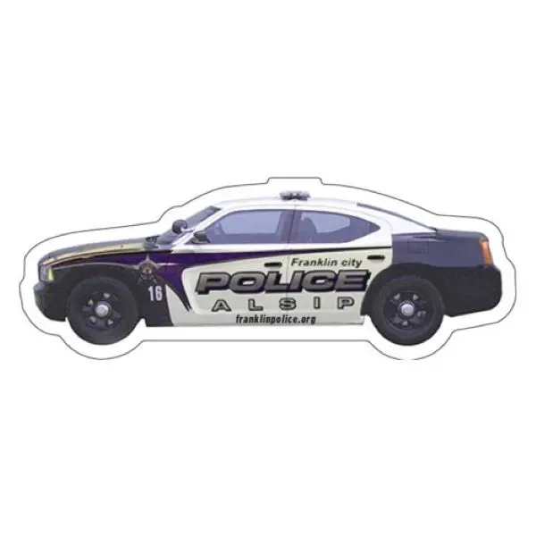 Magnet - Police Car Shape (4.5x1.65) - Magnet - Police Car Shape (4.5x1.65) - Image 0 of 0