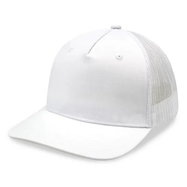 Premium 5 Panels Trucker Cap - Premium 5 Panels Trucker Cap - Image 14 of 30