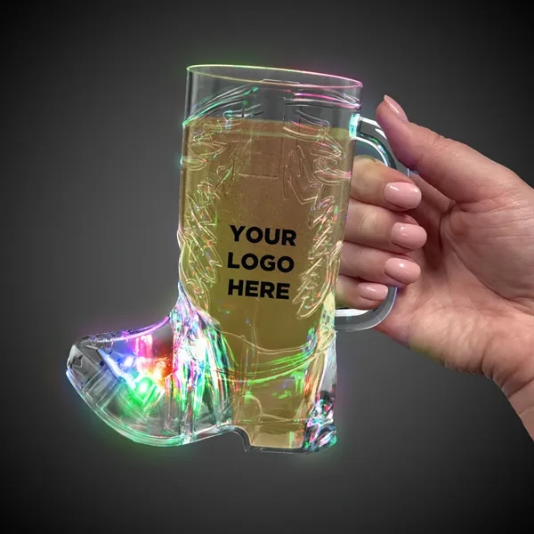 16 oz. Cowboy Boot Shaped LED Light Up Cup - 16 oz. Cowboy Boot Shaped LED Light Up Cup - Image 8 of 12