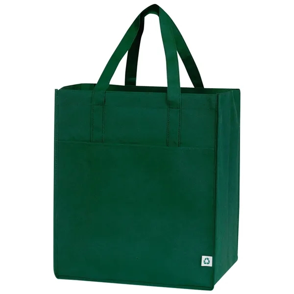 90 GSM Non-Woven Reusable Tote Bag w/ Handles, Drop-in Board - 90 GSM Non-Woven Reusable Tote Bag w/ Handles, Drop-in Board - Image 4 of 12