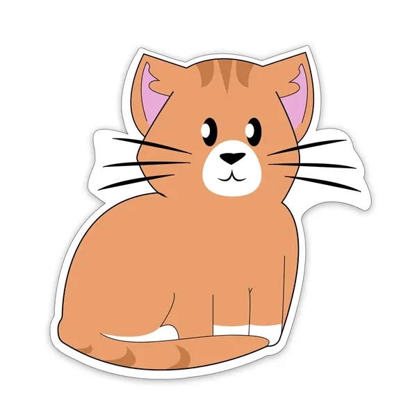 Cat Shaped NoteKeeper™ Magnet 35 mil - Cat Shaped NoteKeeper™ Magnet 35 mil - Image 3 of 4