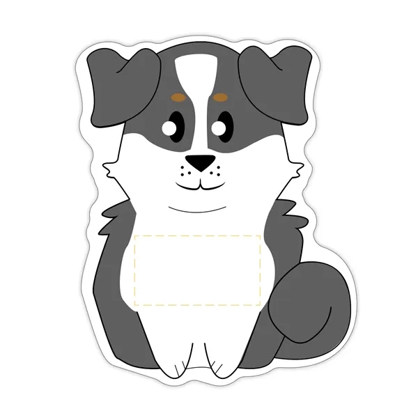 Dog Shaped NoteKeeper™ Magnet 35 mil - Dog Shaped NoteKeeper™ Magnet 35 mil - Image 1 of 4