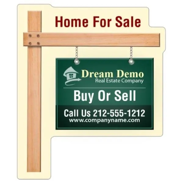 Magnet - Real Estate Sold Sign Shape (2.25x2.75) - Magnet - Real Estate Sold Sign Shape (2.25x2.75) - Image 1 of 1