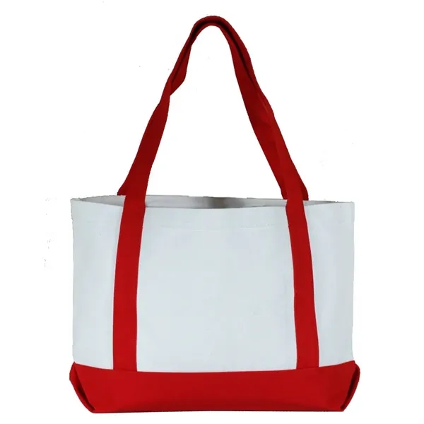 12oz. Cotton Canvas Reusable Tote Bag w/ Handles for Grocery - 12oz. Cotton Canvas Reusable Tote Bag w/ Handles for Grocery - Image 1 of 1