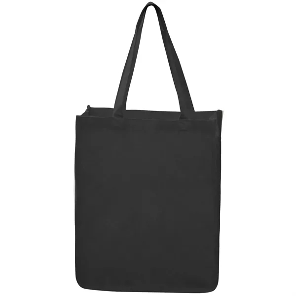 12oz.Cotton Canvas Reusable Book Tote Bag w/ Handles& Gusset - 12oz.Cotton Canvas Reusable Book Tote Bag w/ Handles& Gusset - Image 1 of 1