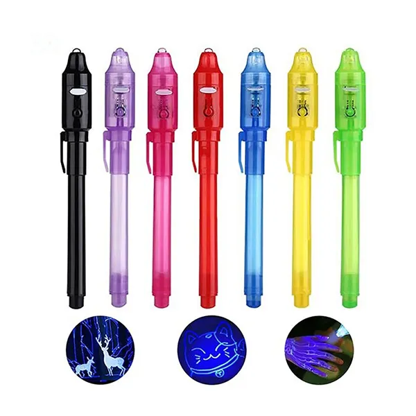 Invisible Magic Ink Pen with UV Light - Invisible Magic Ink Pen with UV Light - Image 0 of 4