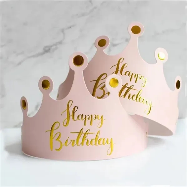 Custom Printed Paper Crowns - Custom Printed Paper Crowns - Image 2 of 3
