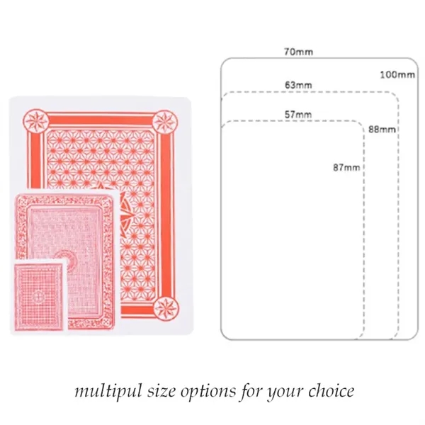 Flexible Plastic PVC Waterproof Playing Poker Cards Casino - Flexible Plastic PVC Waterproof Playing Poker Cards Casino - Image 1 of 2