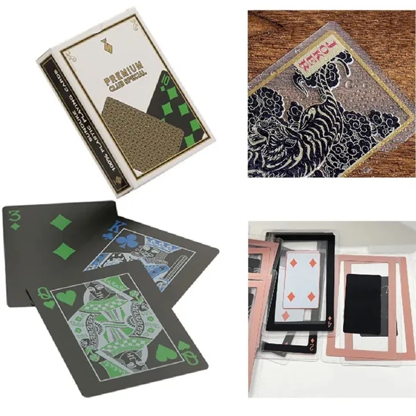Flexible Plastic PVC Waterproof Playing Poker Cards Casino - Flexible Plastic PVC Waterproof Playing Poker Cards Casino - Image 2 of 2
