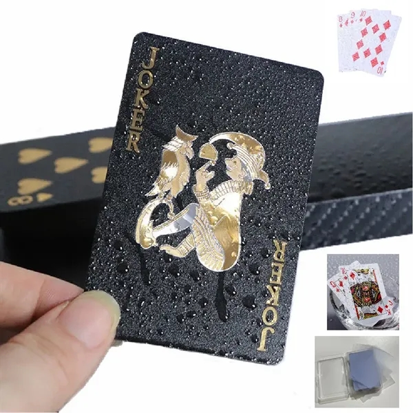 Flexible Plastic PVC Waterproof Playing Poker Cards Casino - Flexible Plastic PVC Waterproof Playing Poker Cards Casino - Image 0 of 2