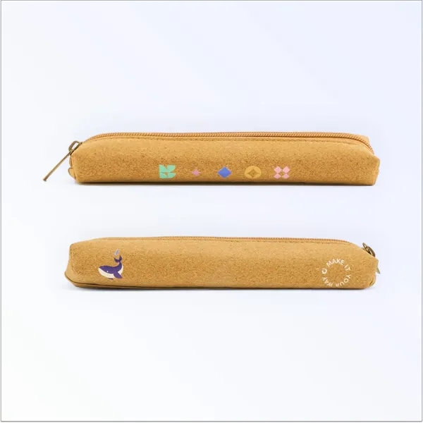 Eco-friendly Cork Pencil Case - Eco-friendly Cork Pencil Case - Image 1 of 3