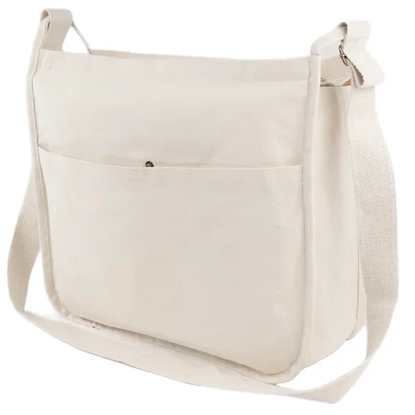 Modern Messenger Bag Backpack Eco Friendly Canvas - Modern Messenger Bag Backpack Eco Friendly Canvas - Image 1 of 7