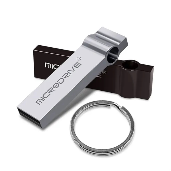 Metal USB 2.0 Flash Drive Keychain - Metal USB 2.0 Flash Drive Keychain - Image 3 of 6