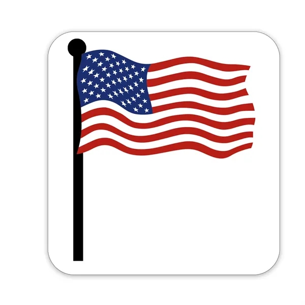 Flag Shaped NoteKeeper™ Magnet 20 mil - Flag Shaped NoteKeeper™ Magnet 20 mil - Image 3 of 3