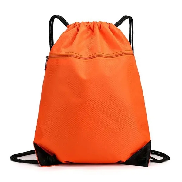 Waterproof Oxford Drawstring Backpack - Waterproof Oxford Drawstring Backpack - Image 3 of 6