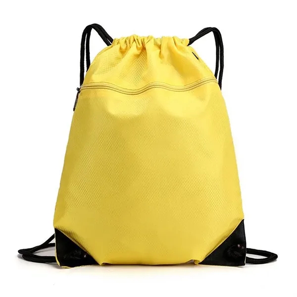 Waterproof Oxford Drawstring Backpack - Waterproof Oxford Drawstring Backpack - Image 5 of 6