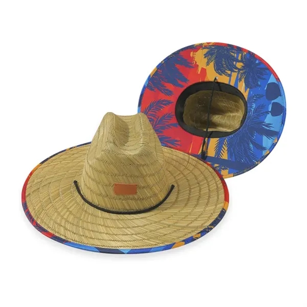 Sun Protection Straw Hat - Sun Protection Straw Hat - Image 3 of 5