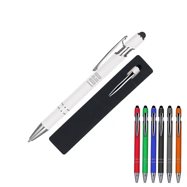 Soft-Touch Stylus Pen w/ PE-Pouch - Free Set Up & Shipping - Soft-Touch Stylus Pen w/ PE-Pouch - Free Set Up & Shipping - Image 0 of 0