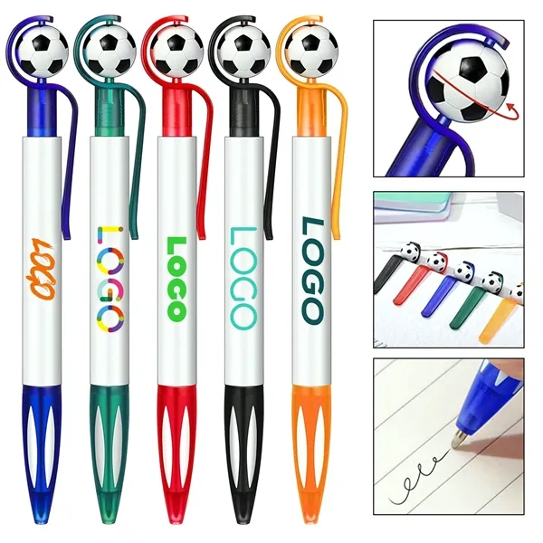 Soccer Football Ballpoint Pens Black Ink - Soccer Football Ballpoint Pens Black Ink - Image 1 of 2