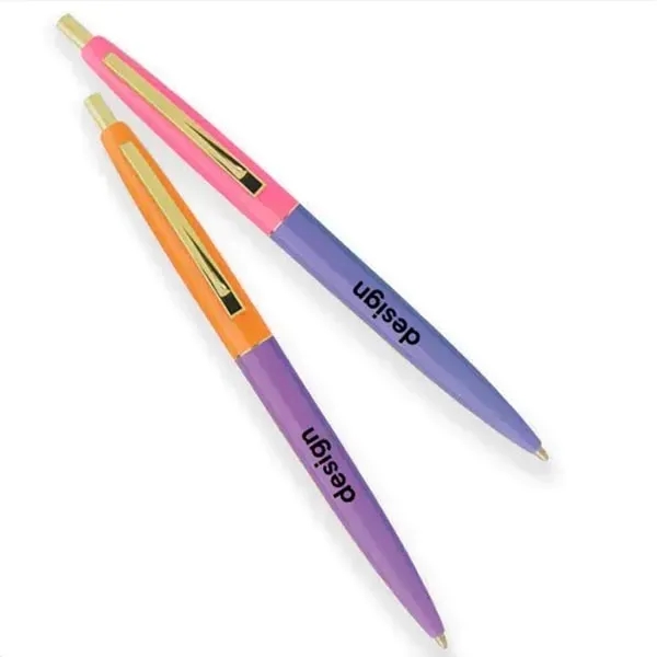Custom BIC Clic Pens with Gold Trim - Custom BIC Clic Pens with Gold Trim - Image 0 of 0