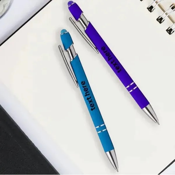 Custom Ellipse Softy Brights Stylus Pens - Custom Ellipse Softy Brights Stylus Pens - Image 0 of 0