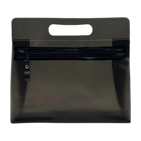 Clear Cosmetic Bags with Zipper PVC Travel Toiletry Pouch - Clear Cosmetic Bags with Zipper PVC Travel Toiletry Pouch - Image 2 of 4