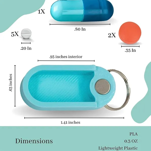 Keychain Pill Pod - Keychain Pill Pod - Image 3 of 4