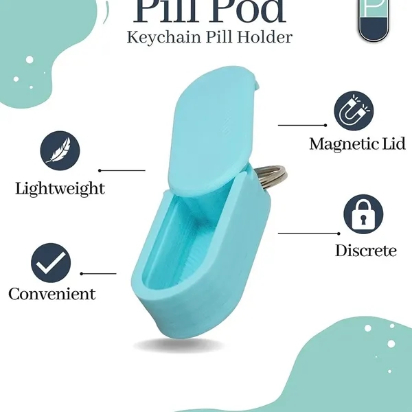 Keychain Pill Pod - Keychain Pill Pod - Image 4 of 4