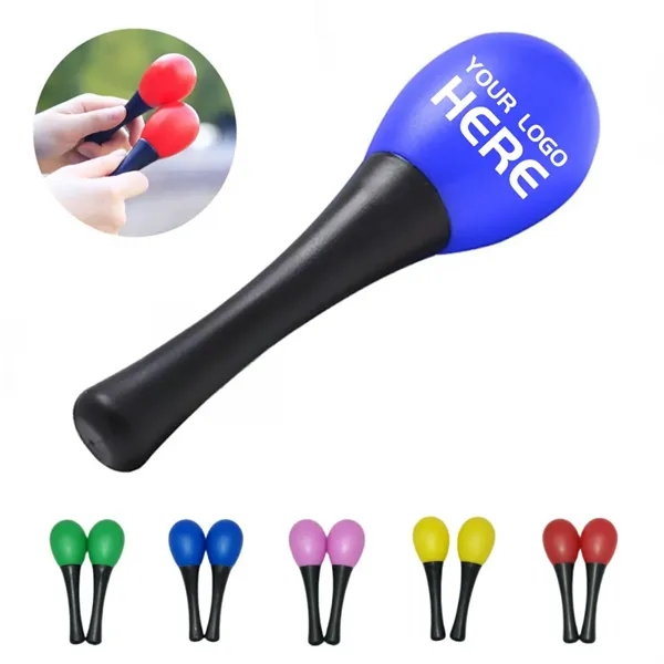 Plastic Toy Sand Hammer Mini Maracas - Plastic Toy Sand Hammer Mini Maracas - Image 0 of 11