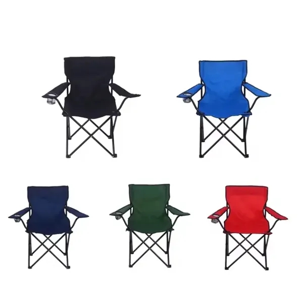 Folding Chair Camping Portable Backrest Armrests - Folding Chair Camping Portable Backrest Armrests - Image 0 of 4