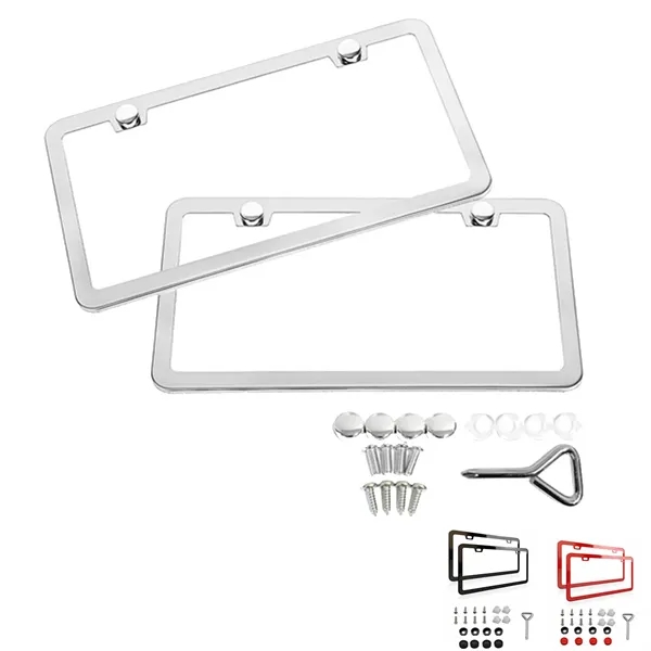 Stainless Steel License Plate Frame - Stainless Steel License Plate Frame - Image 0 of 6