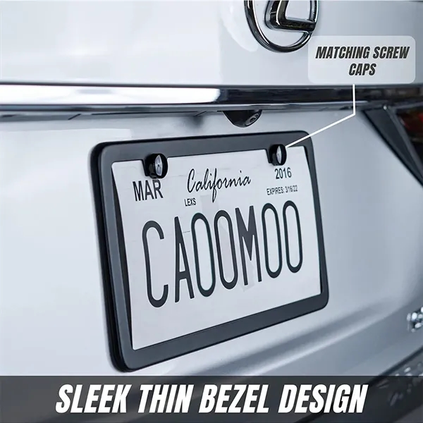 Stainless Steel License Plate Frame - Stainless Steel License Plate Frame - Image 6 of 6