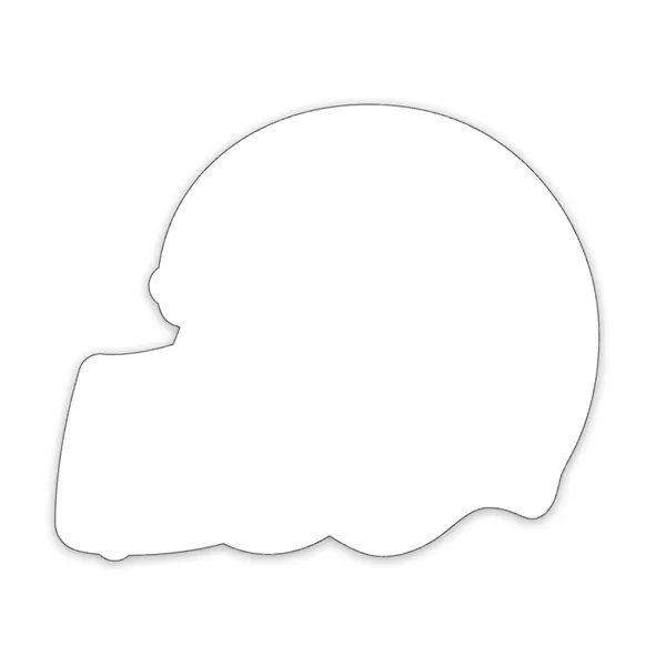 Football Helmet Shaped NoteKeeper™ Magnet 35 mil - Football Helmet Shaped NoteKeeper™ Magnet 35 mil - Image 2 of 2