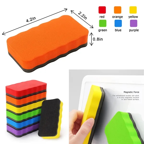 Magnetic White Board Eraser - Magnetic White Board Eraser - Image 1 of 7