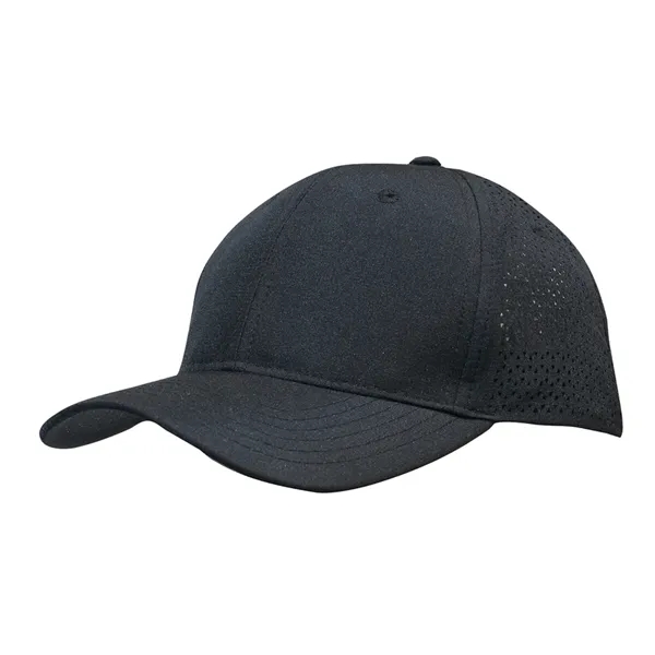 Sports Ripstop Twill Cap with Triangle Perforations - Sports Ripstop Twill Cap with Triangle Perforations - Image 1 of 12